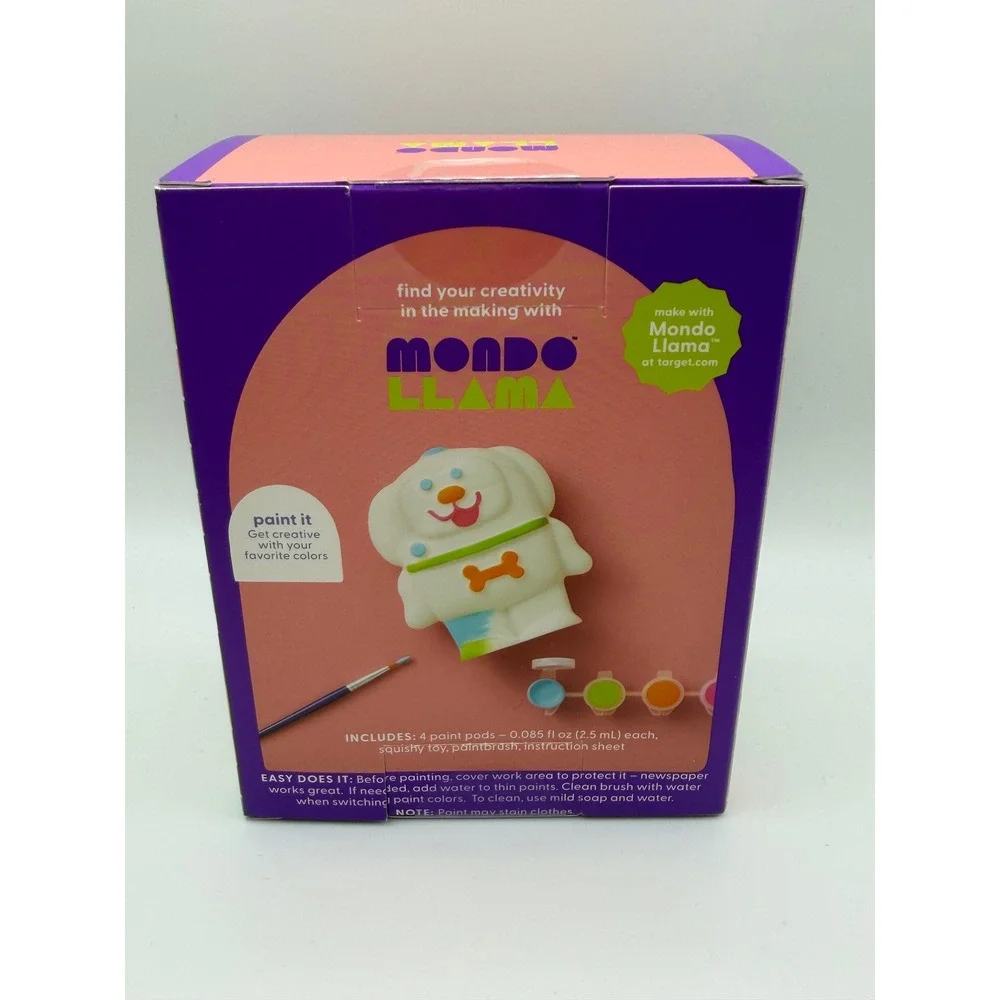 Mondo Llama Create Your Own Squishy Astronaut Dog Kit DIY Paint Set Ages 5+